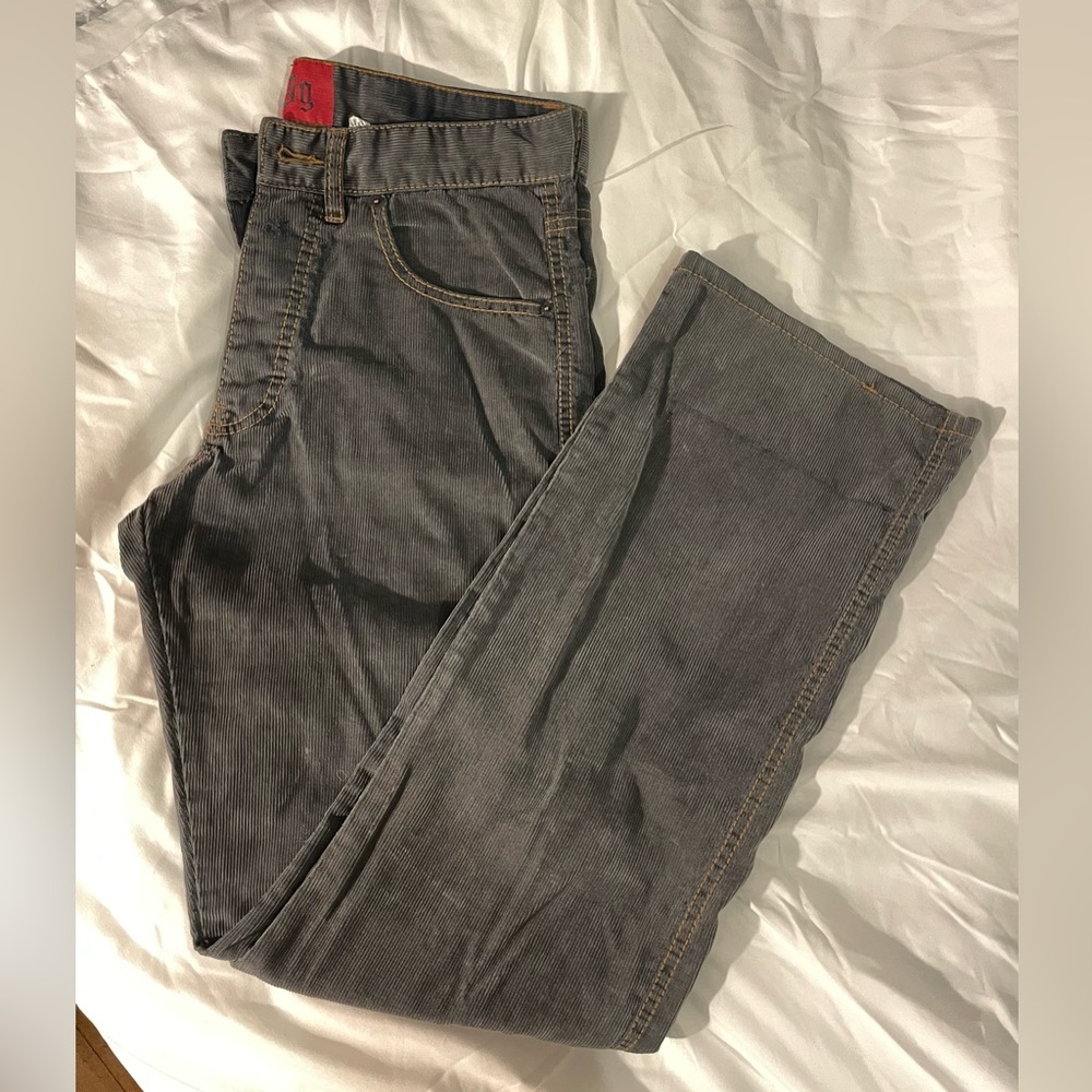 Grey corduroy pants